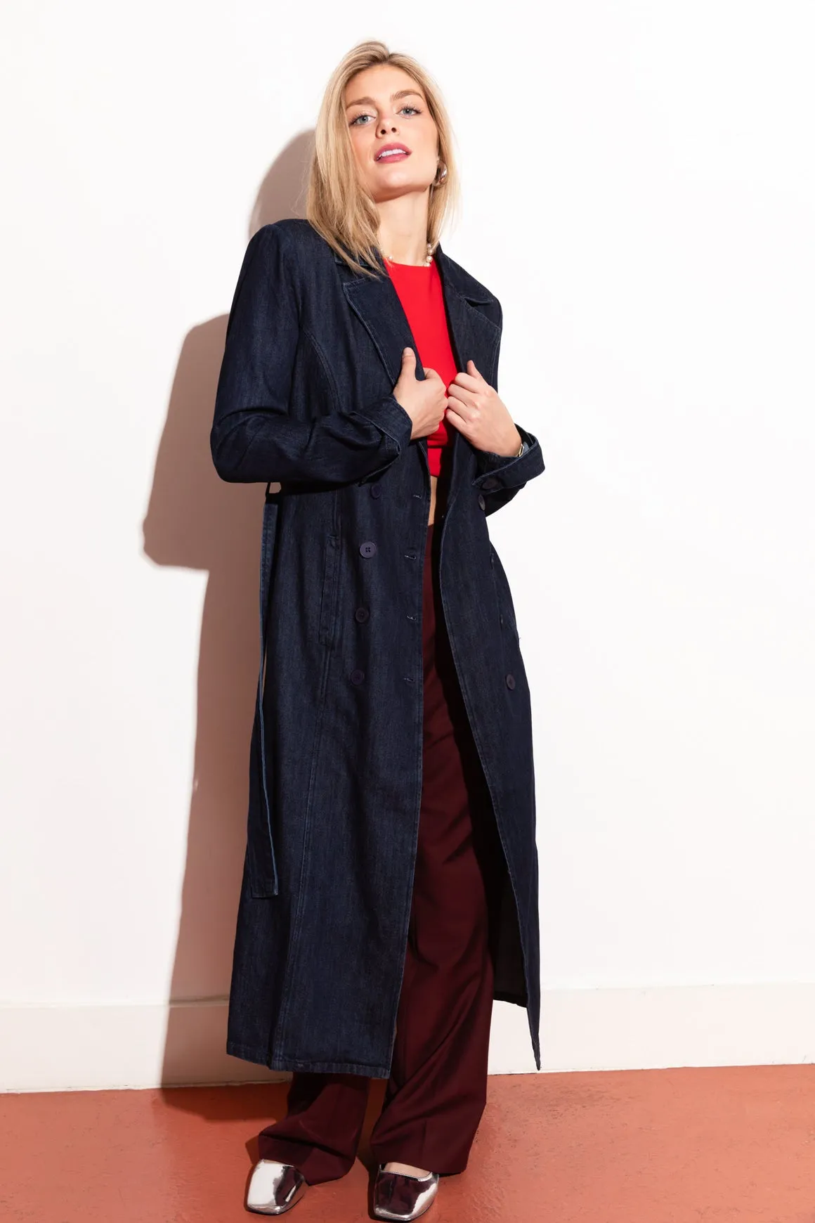 Daisy Denim Trench