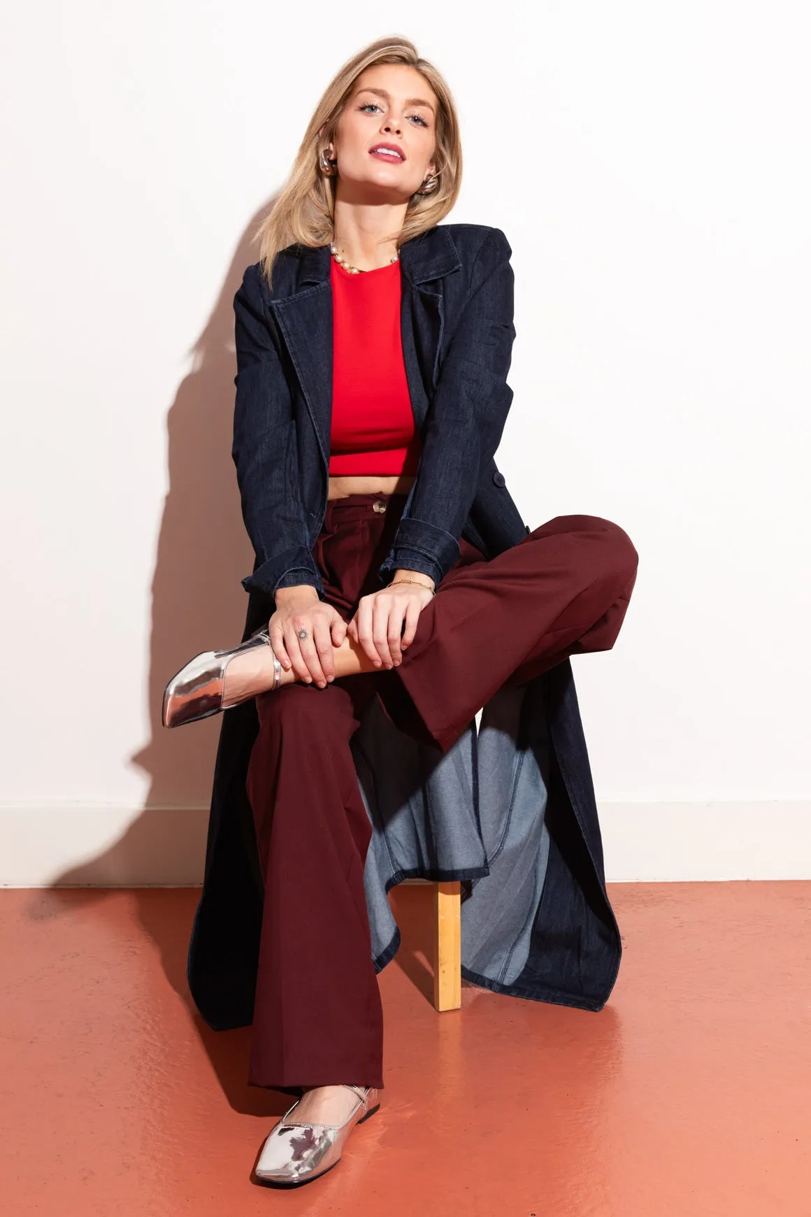 Daisy Denim Trench