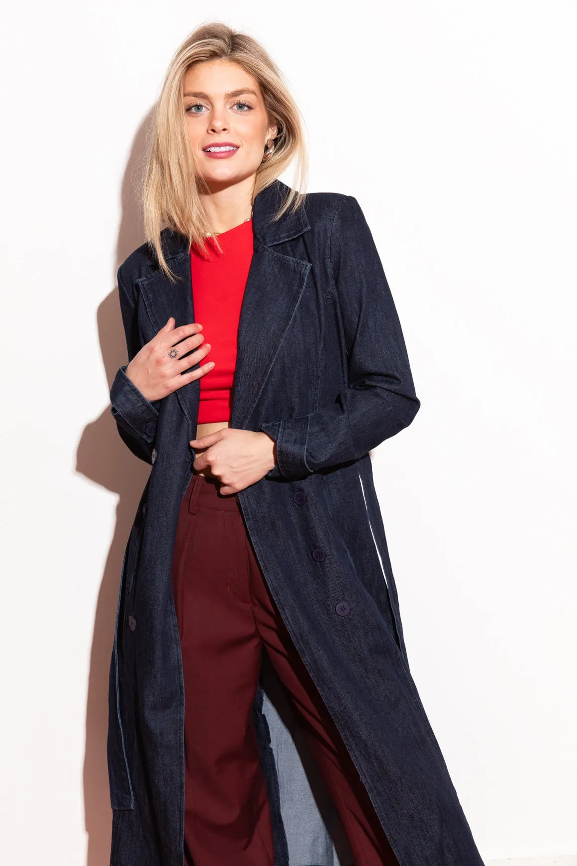 Daisy Denim Trench