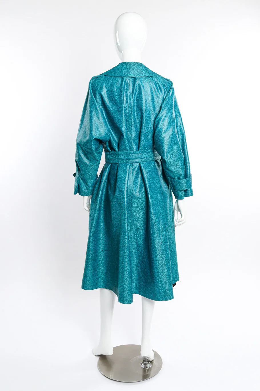 Damask Trench Coat