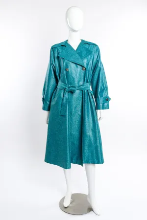 Damask Trench Coat