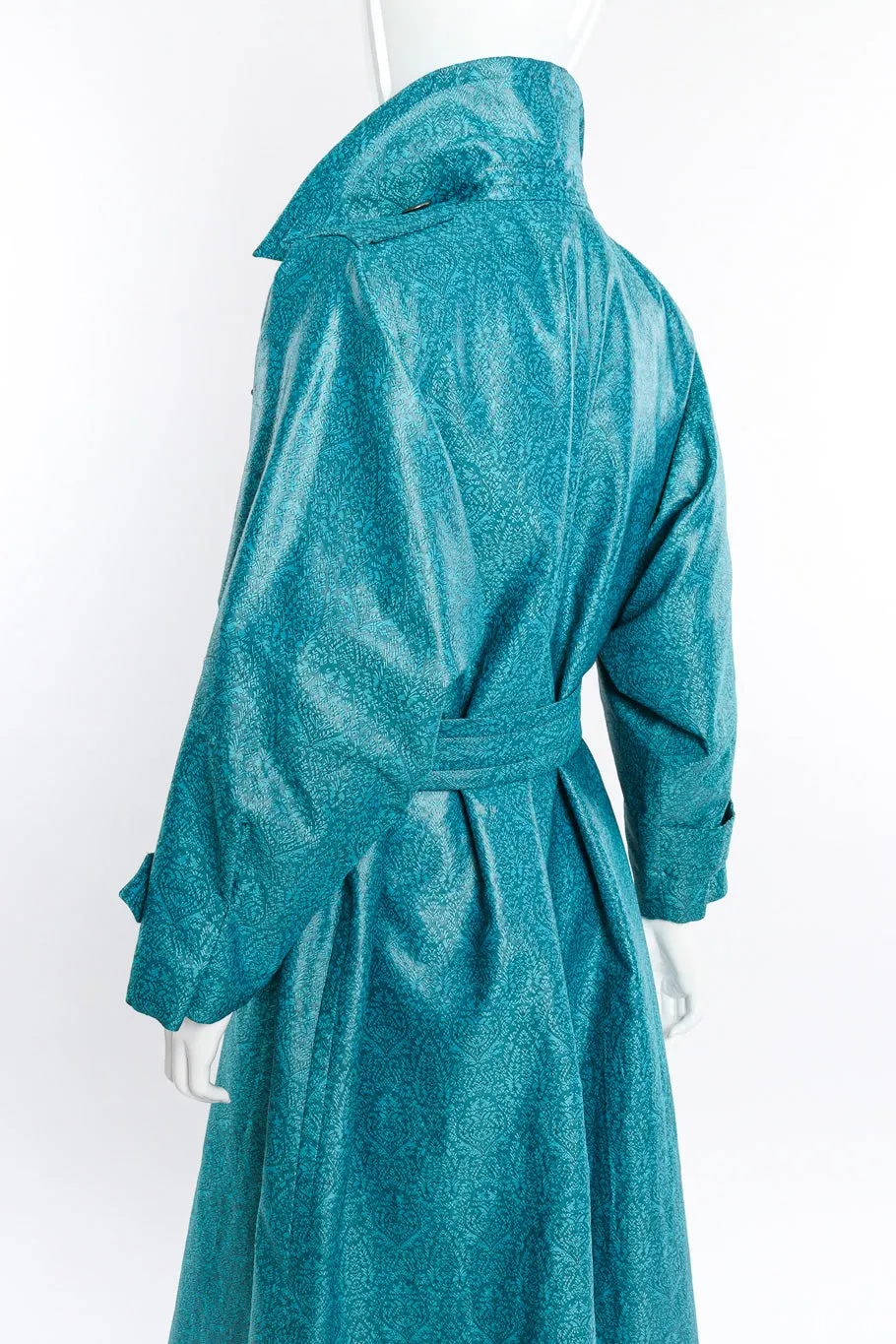 Damask Trench Coat