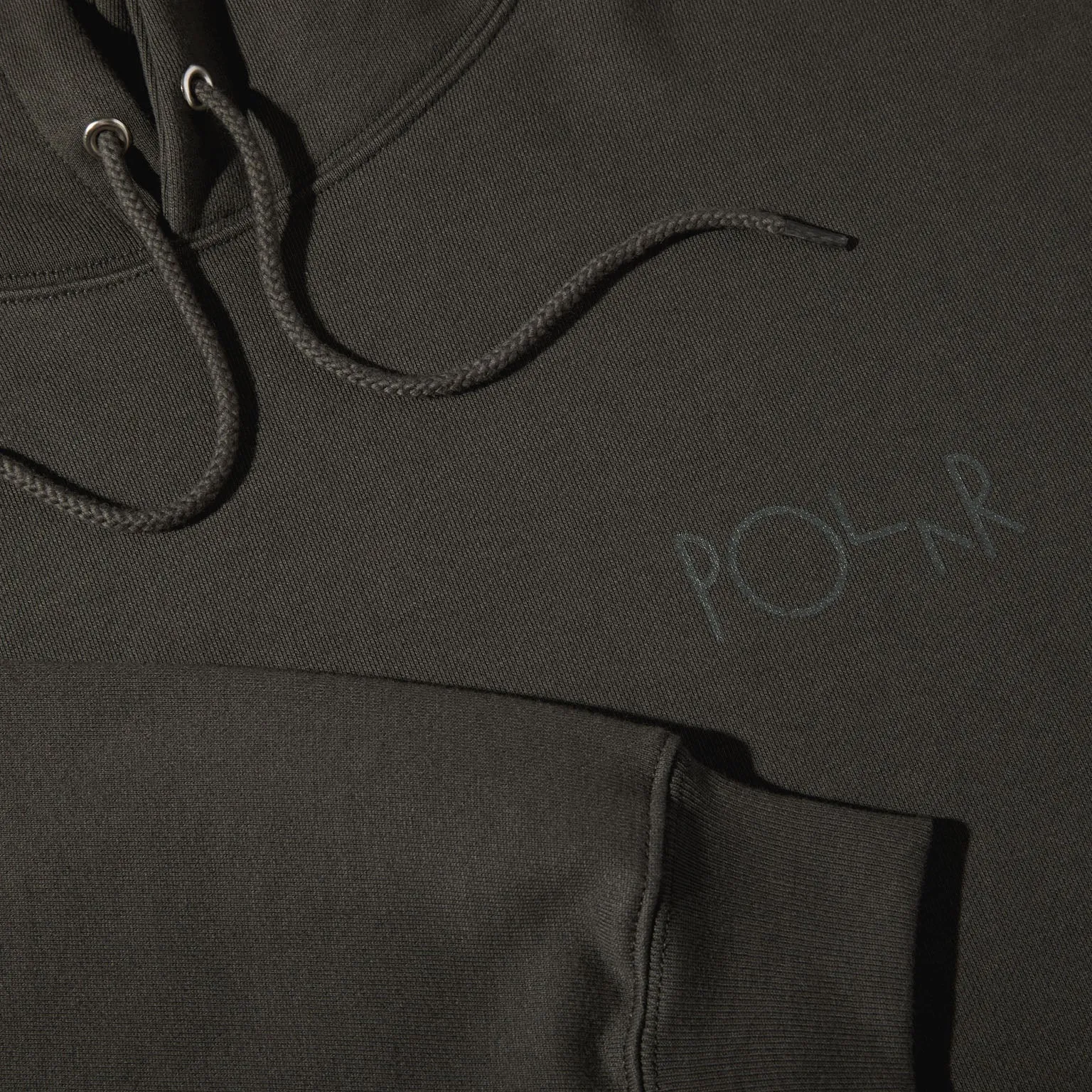 Dave Stroke Logo Hoodie Dirty Black