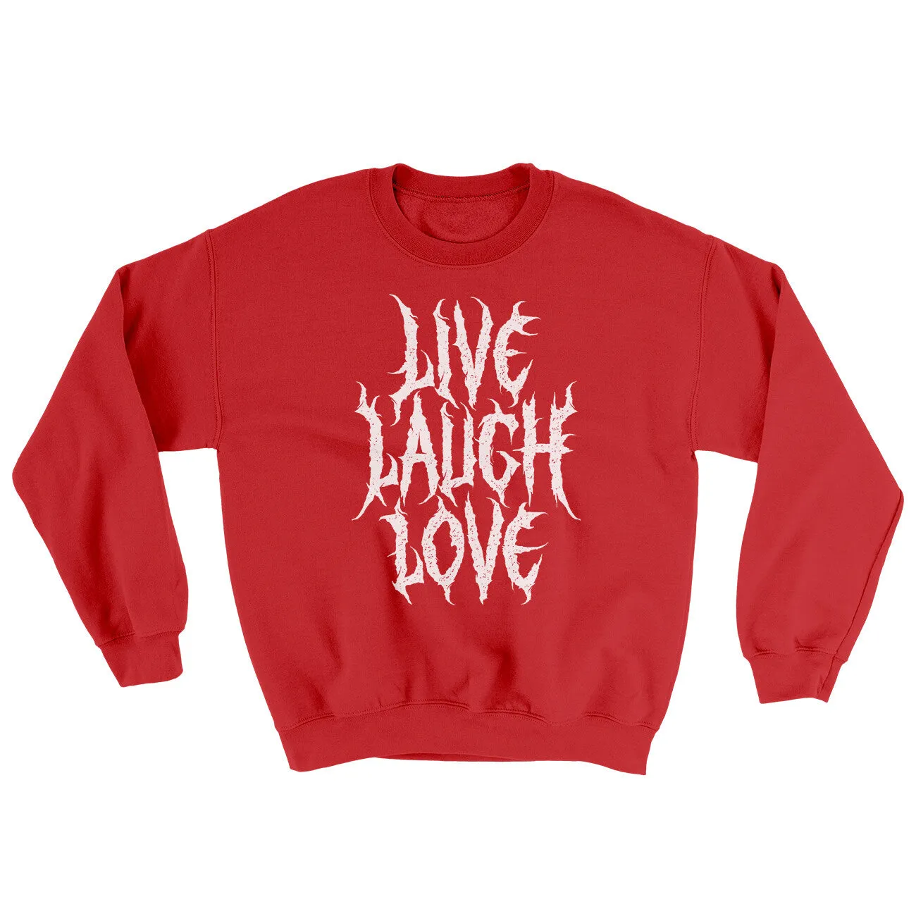 Death Metal Live Laugh Love Ugly Sweater