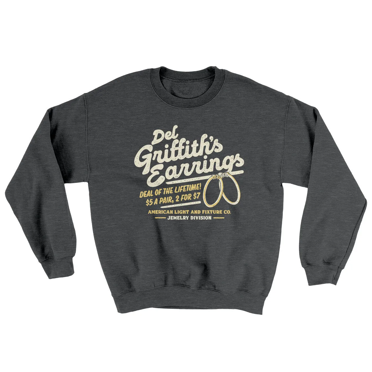 Del Griffith's Earrings Ugly Sweater