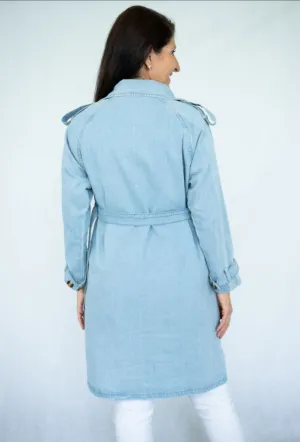 Denim Trench coat