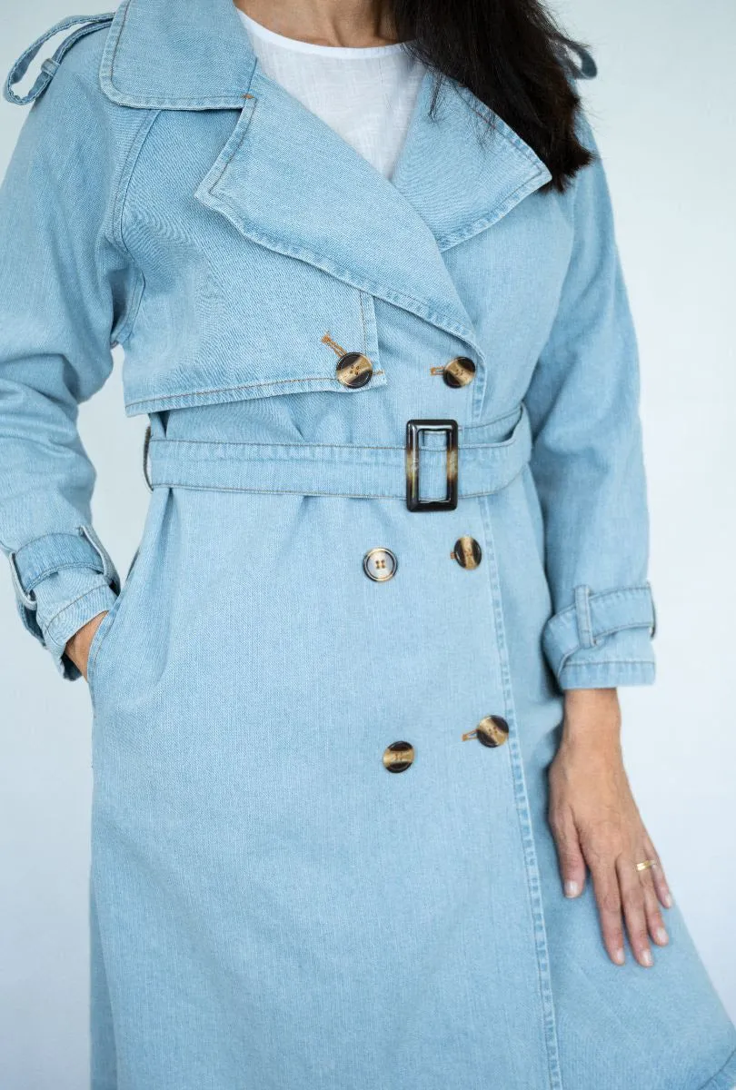 Denim Trench coat