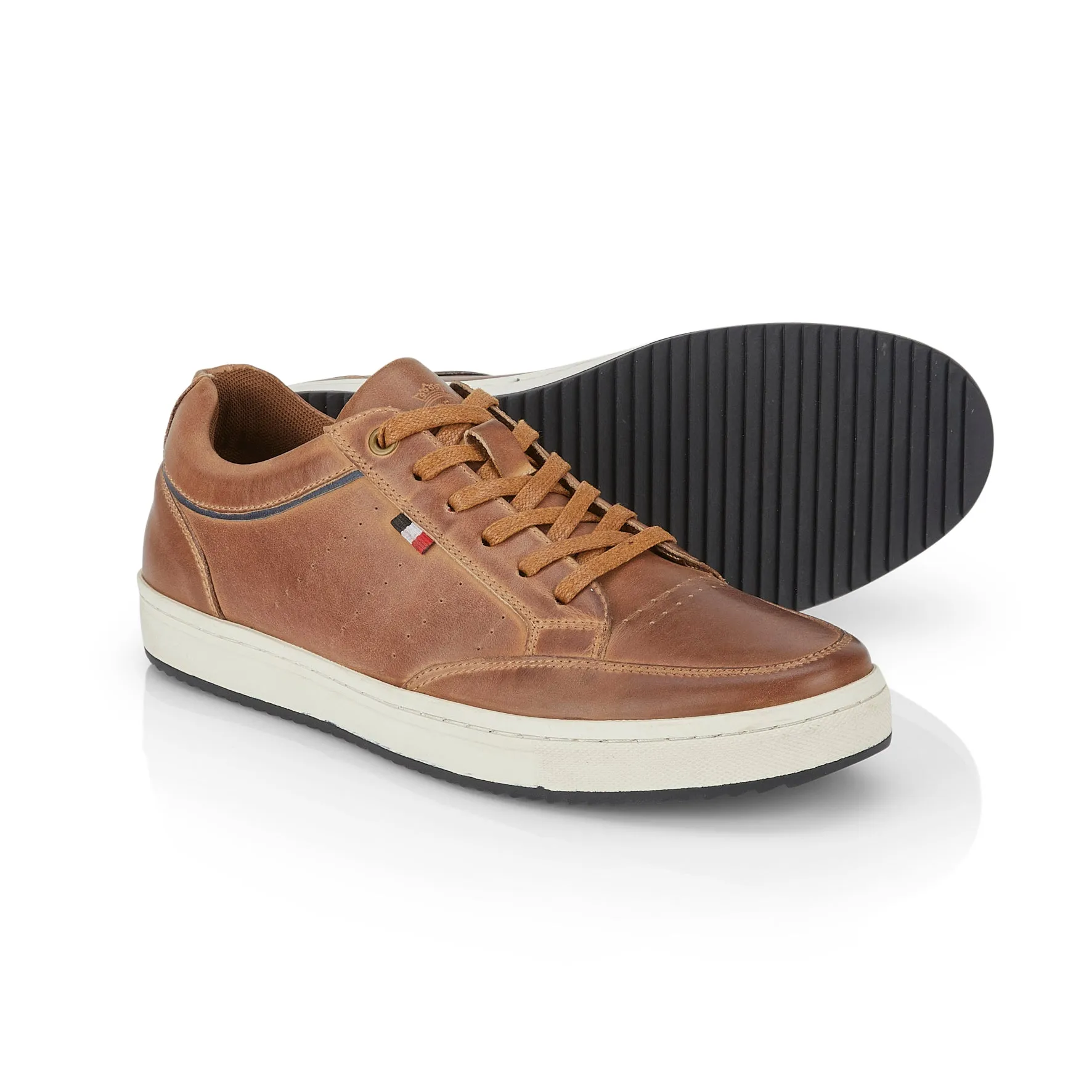 Devon Men's Casual Trainers - BROWN