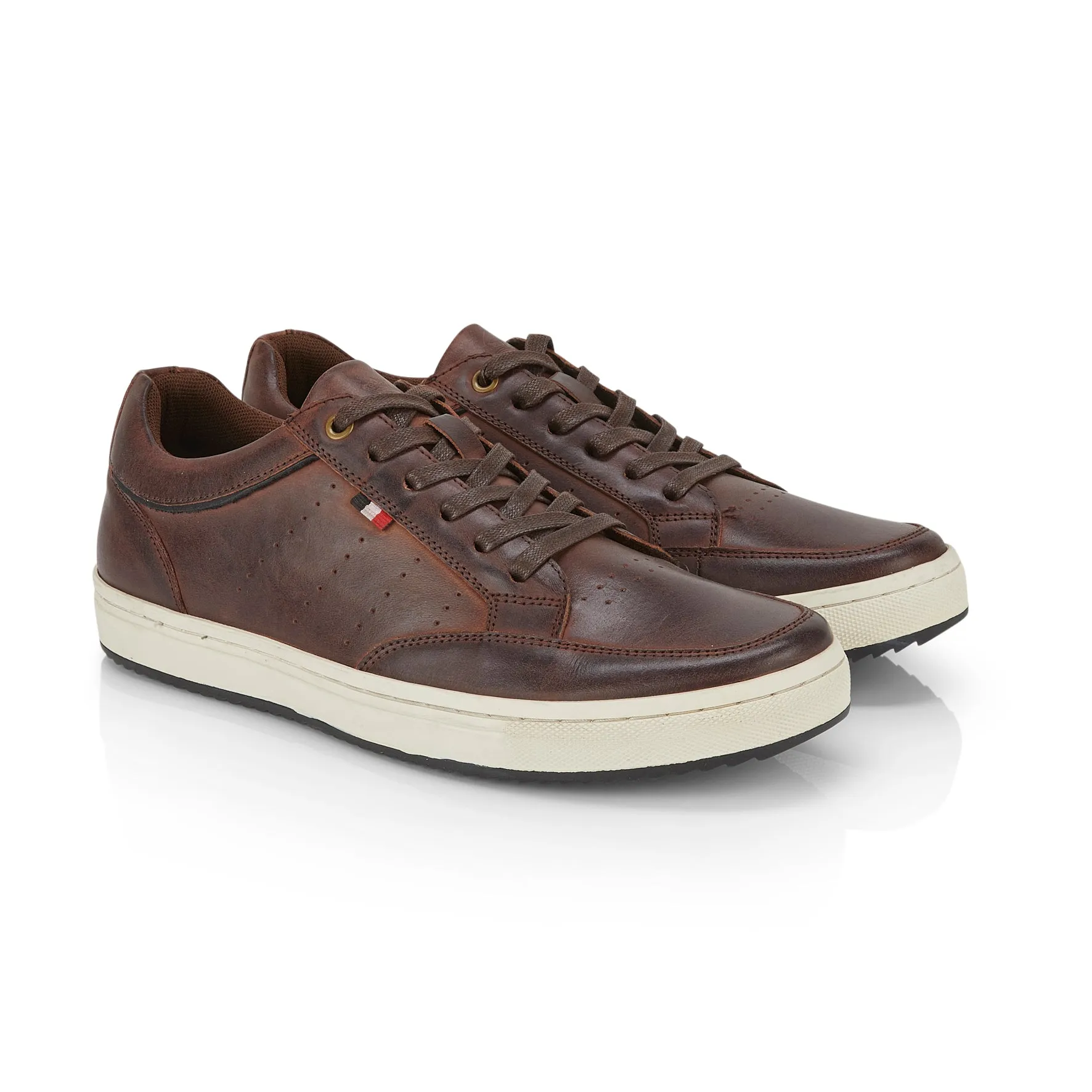 Devon Men's Casual Trainers - COFFEE