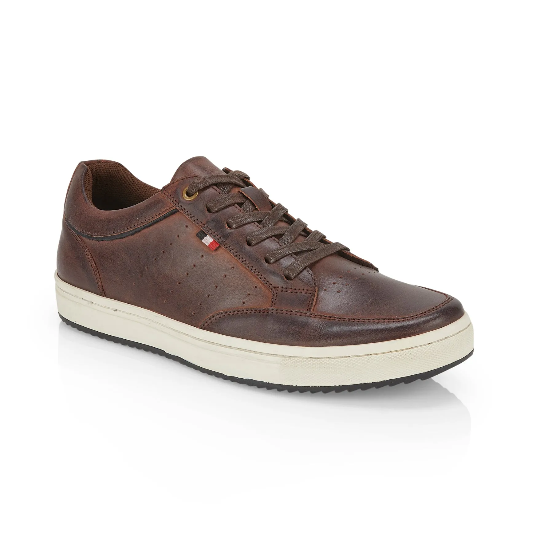 Devon Men's Casual Trainers - COFFEE