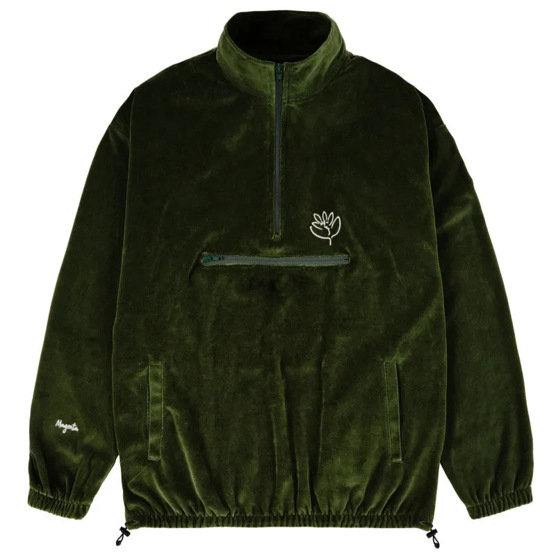 DIMANCHE VELOURS HIGHNECK - FORREST GREEN