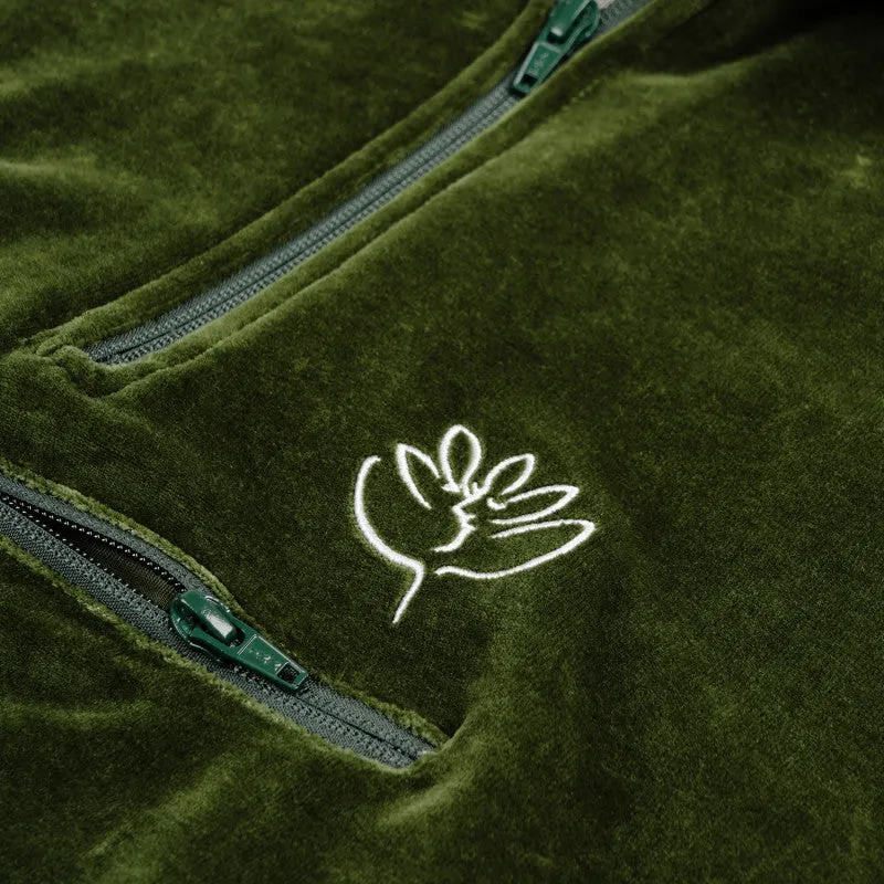 DIMANCHE VELOURS HIGHNECK - FORREST GREEN
