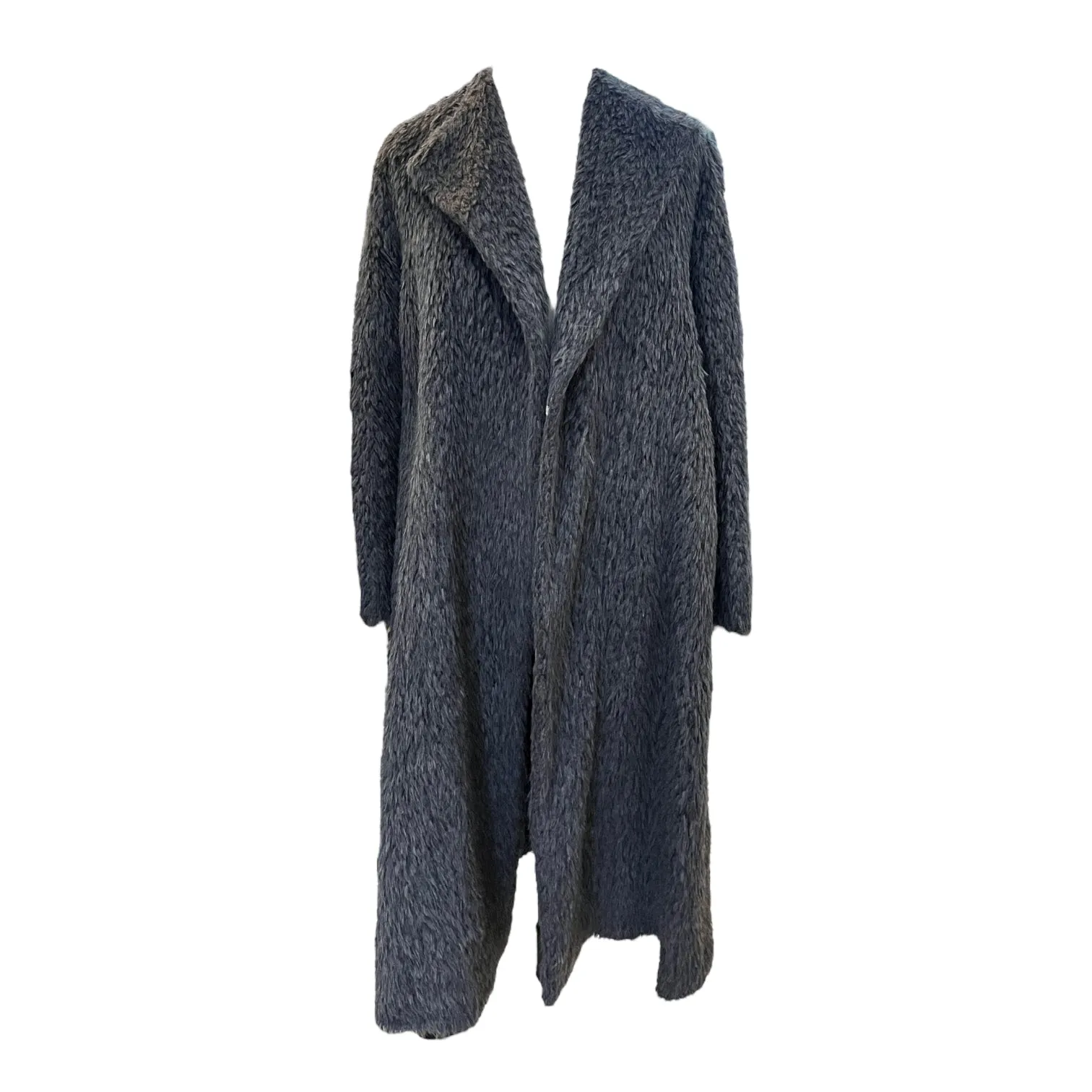 Dorothee Schumacher Grey Shaggy Coat