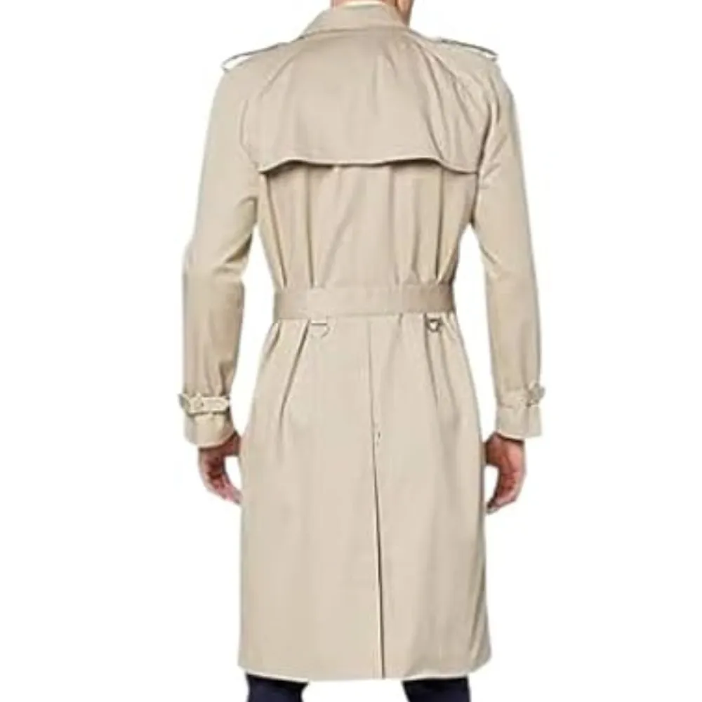 Double Breasted Cotton Trench Coat