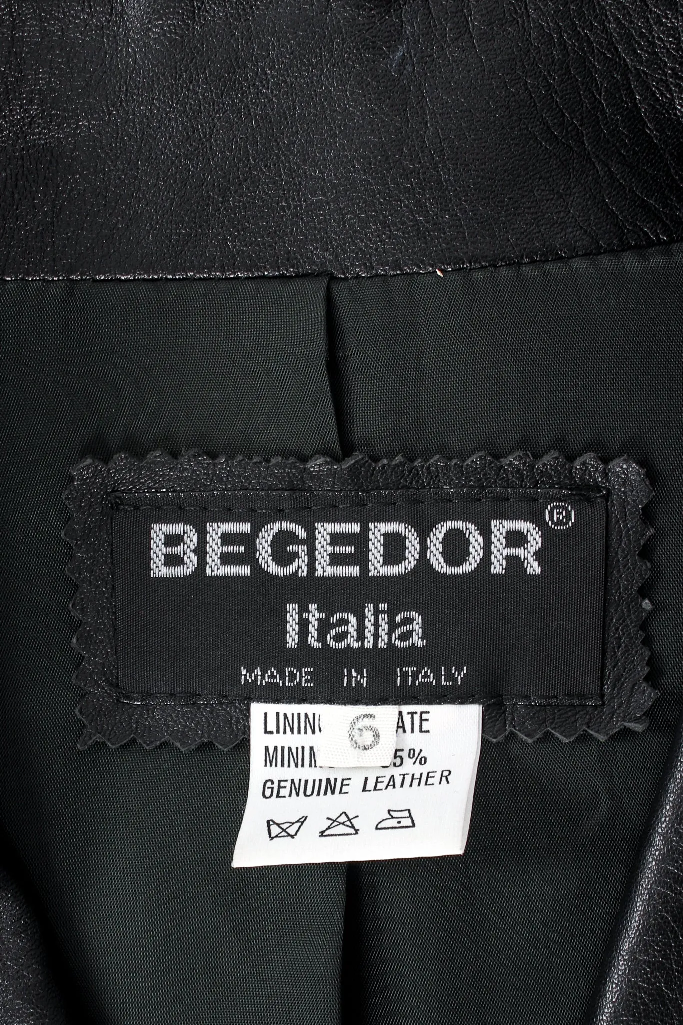 Double Breasted Leather Trench Coat