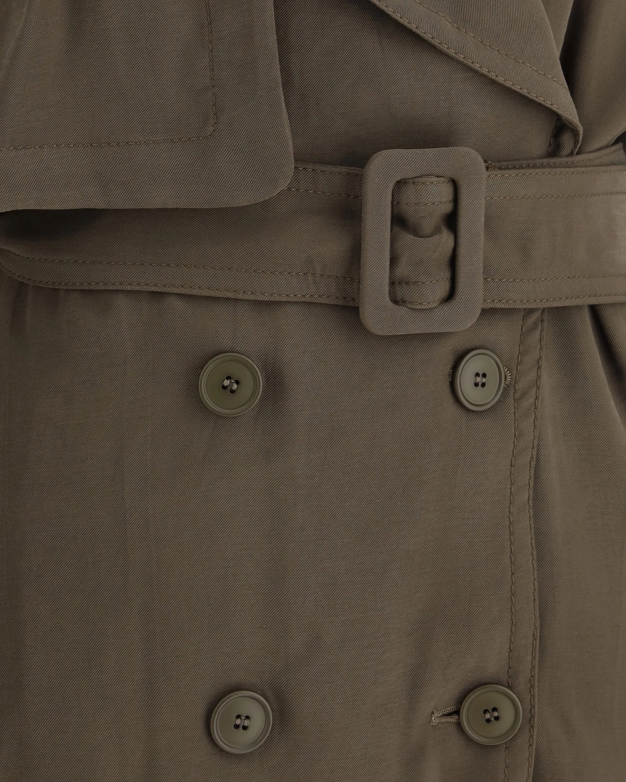 Double-breasted Short Trench Coat
