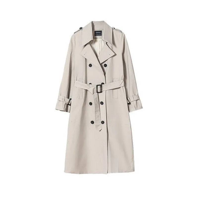 Double Breasted Slim Trench Coat