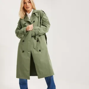 Double Breasted Slim Trench Coat