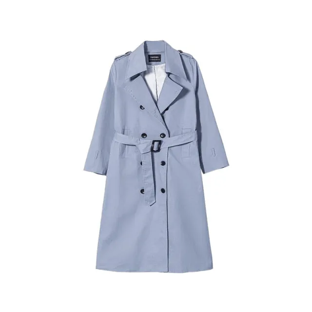 Double Breasted Slim Trench Coat