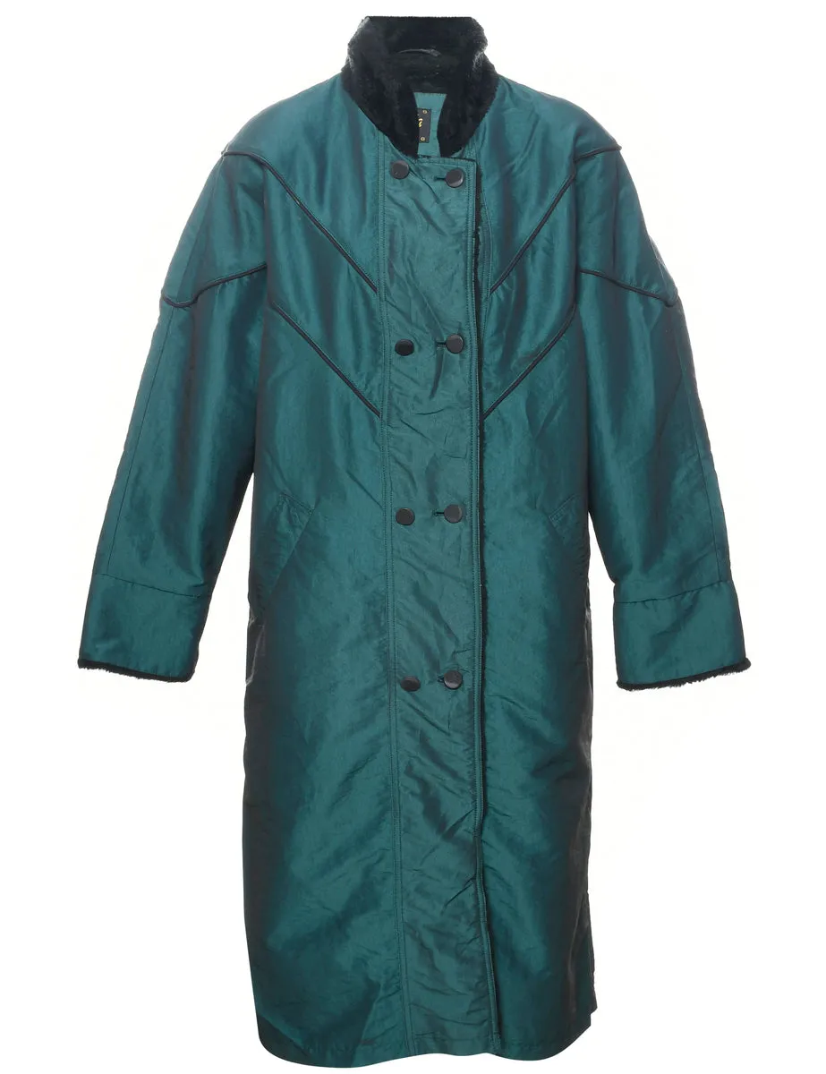 Double Breasted Trench Coat - L