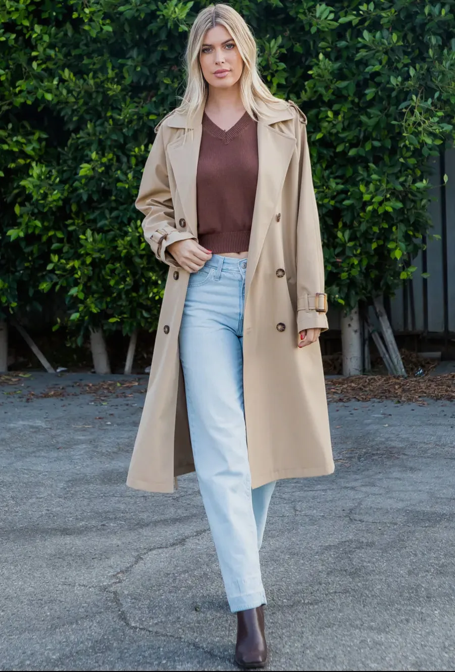 Double Breasted Trench Coat