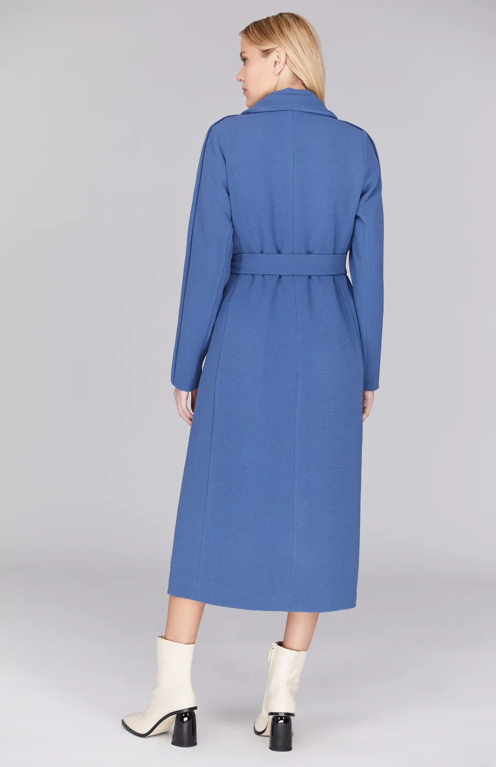 Double Face Trench Coat w/ Trim Detail