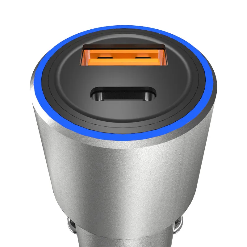DUDAO R4PQ PD20W Metal Smart USB-C Car Charger