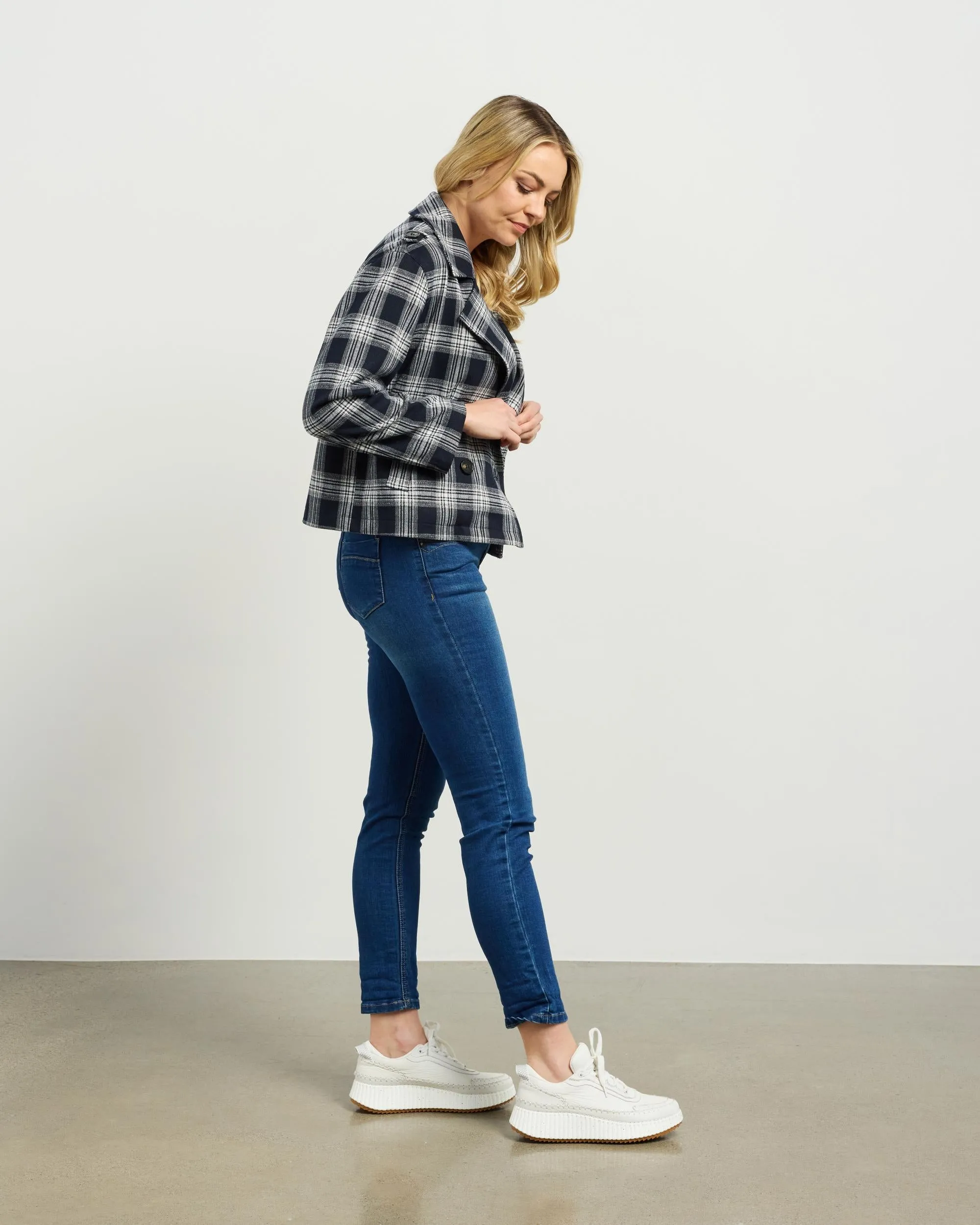 Dylan Jacket | Ink Plaid | Et Alia