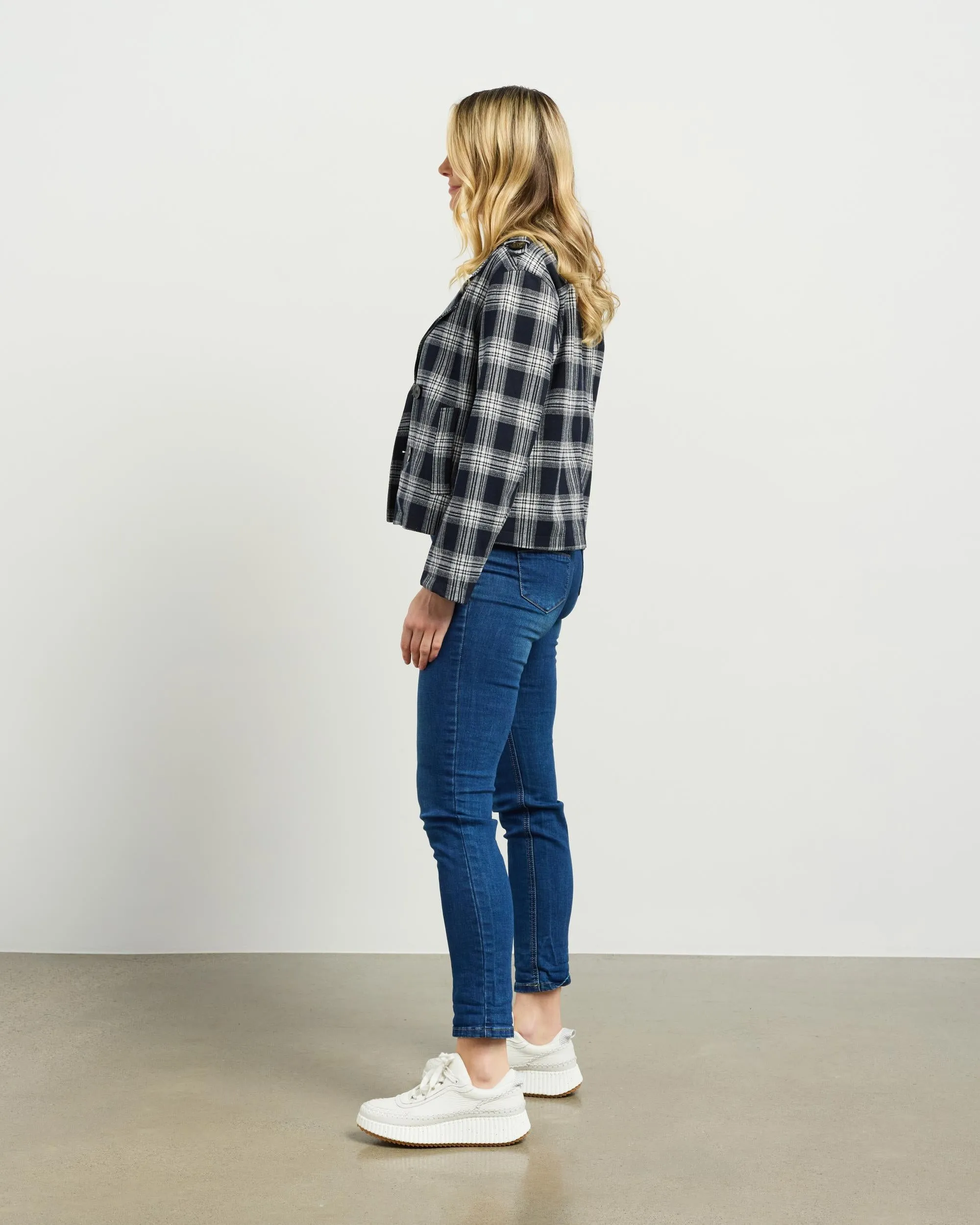 Dylan Jacket | Ink Plaid | Et Alia
