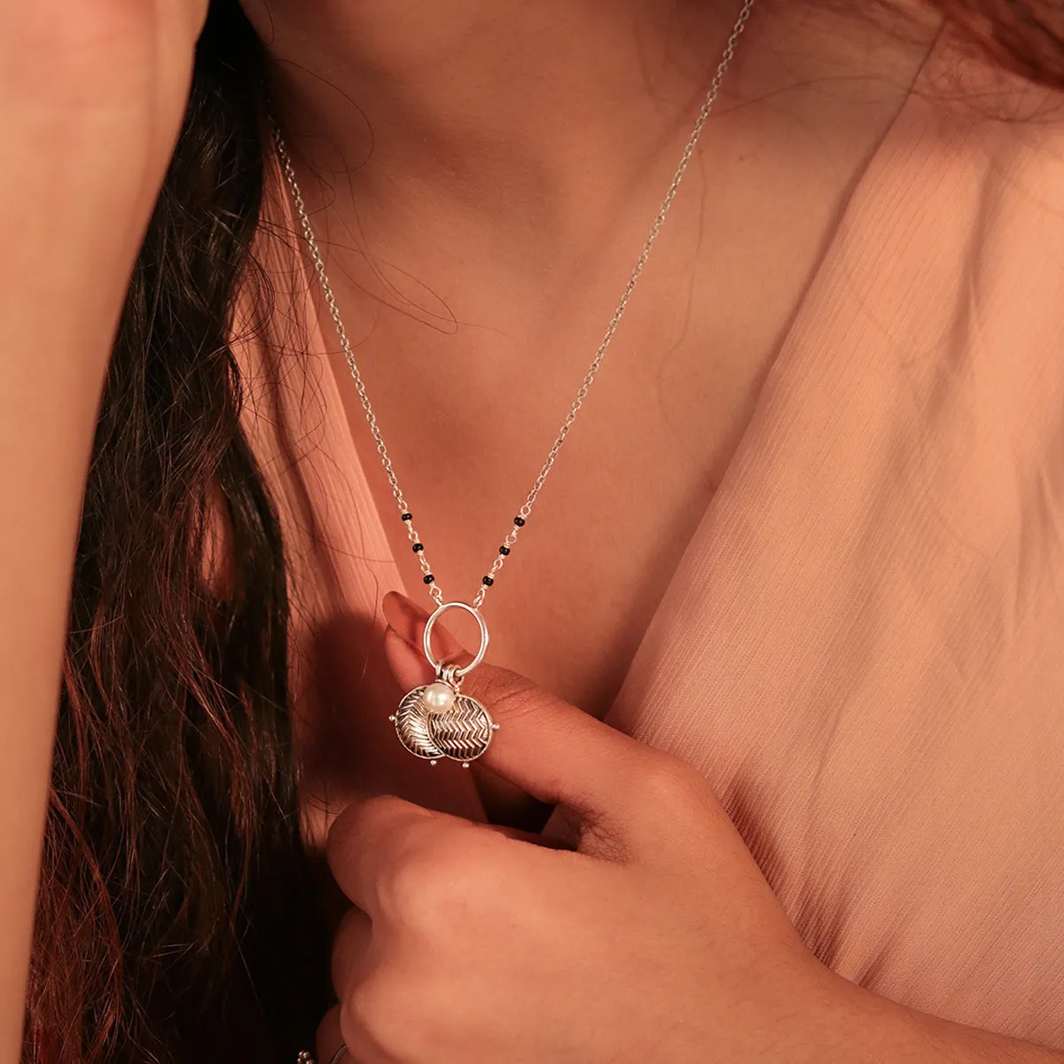 Eternity Silver Mangalsutra by MOHA