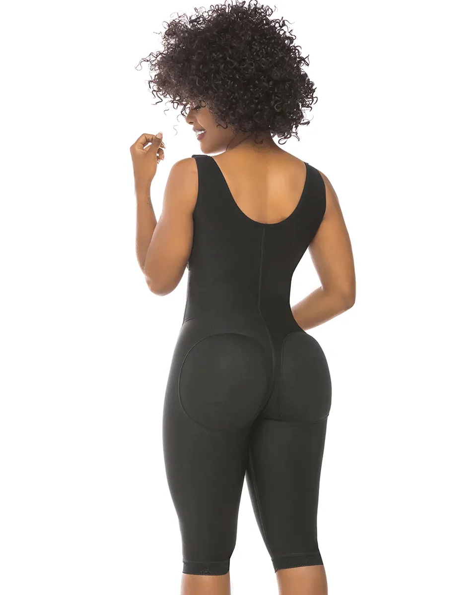 Fajas Salome Stage 1 Post Surgery Knee Length Full Body Shaper