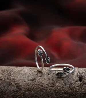 Fancy Toe Rings (Silver)