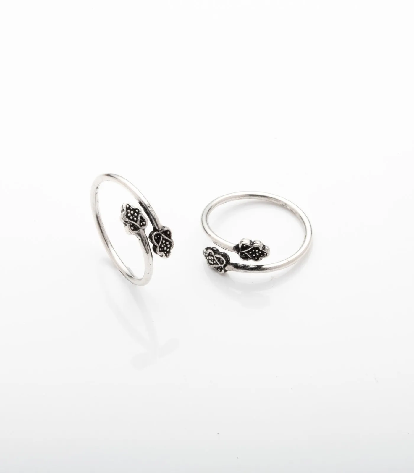 Fancy Toe Rings (Silver)