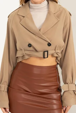 Fashion Forward Cropped Trench