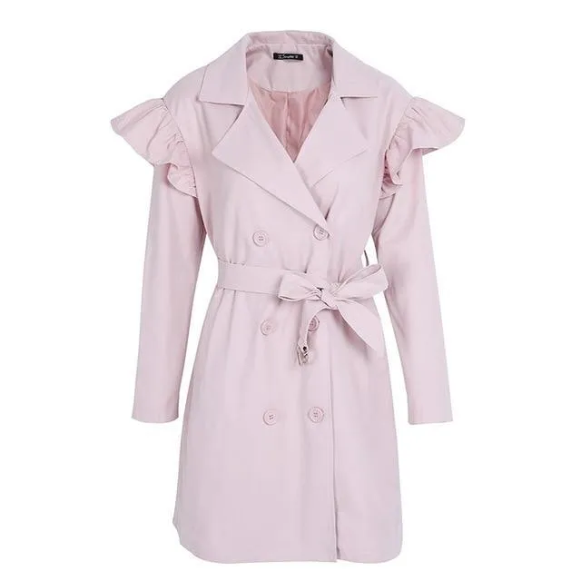 Feeling Right Trench Coat - Khaki