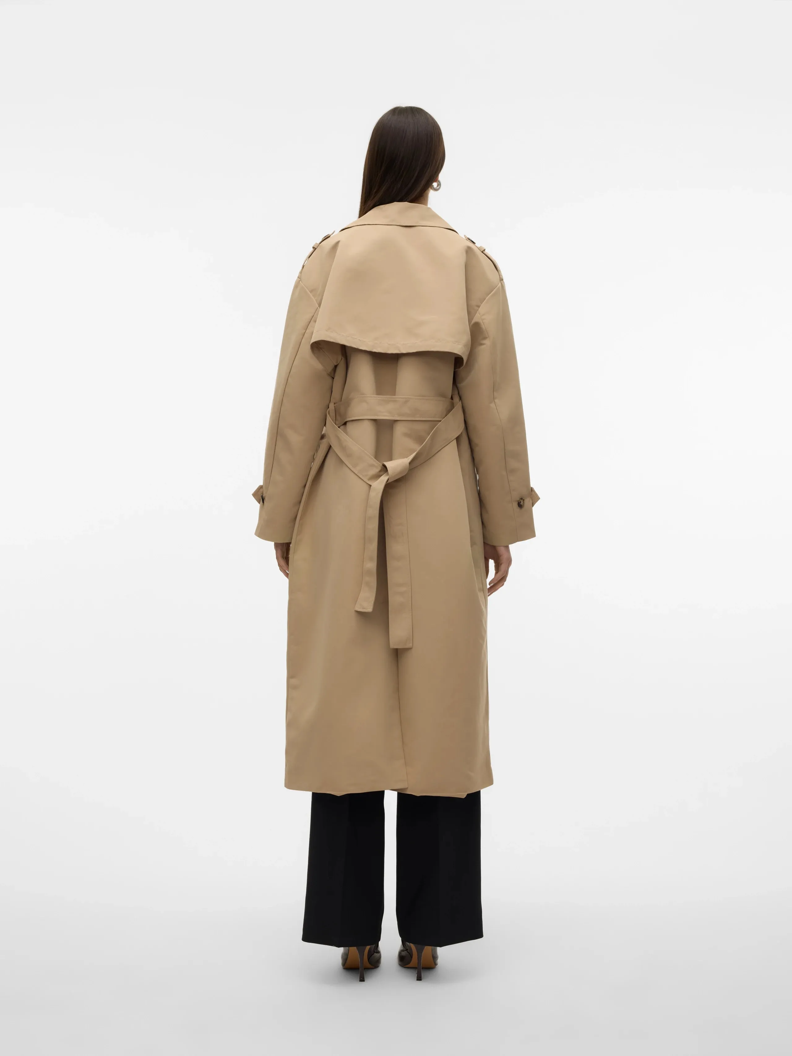 Fleur Long Trench Coat