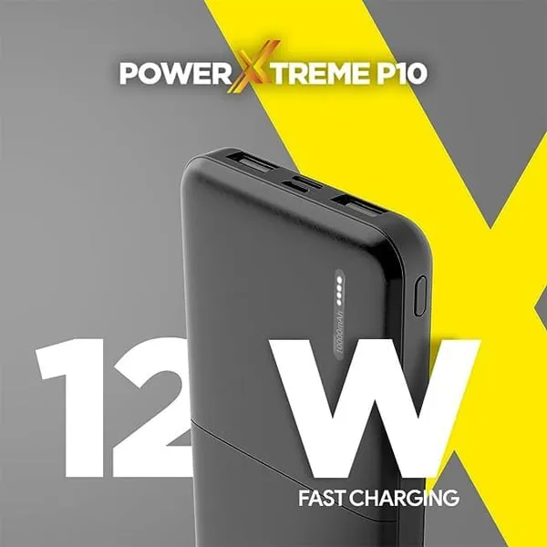 FLiXBeetel P10 PowerXtreme 12 Watt 10000 mAh Slim Power Bank