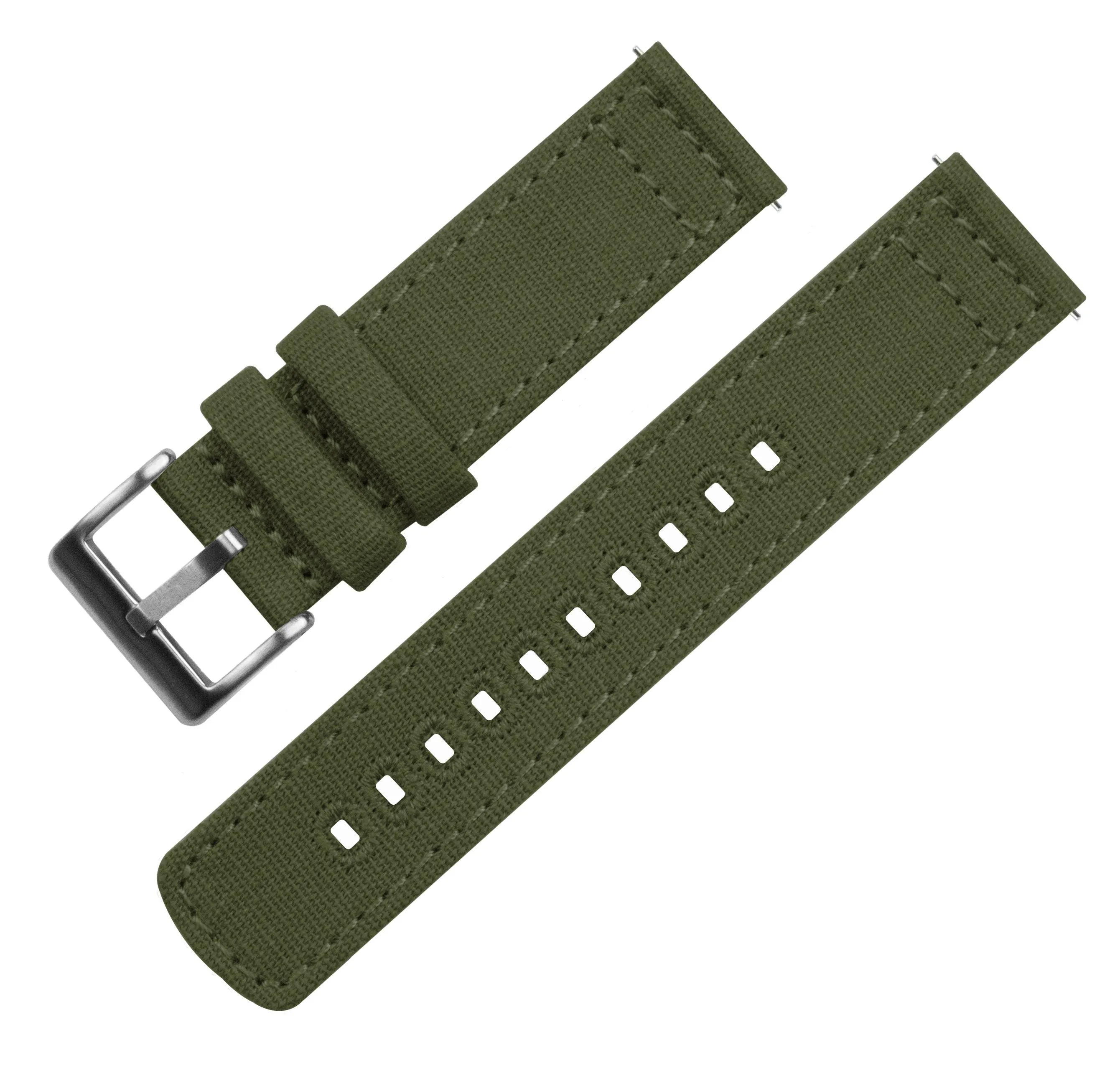 Fossil Gen 5 Army Green Canvas Watch Band