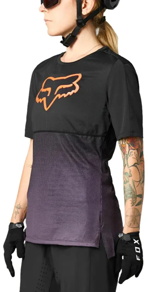Fox WOMENS FLEXAIR SS JERSEY - Black