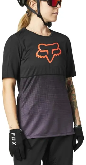 Fox WOMENS FLEXAIR SS JERSEY - Black