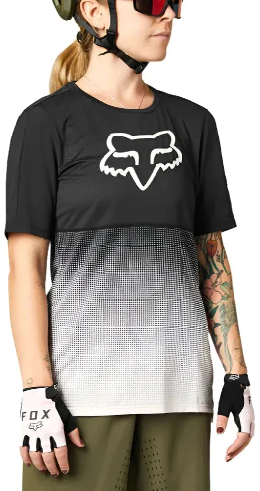 Fox WOMENS FLEXAIR SS JERSEY - Black/Pink