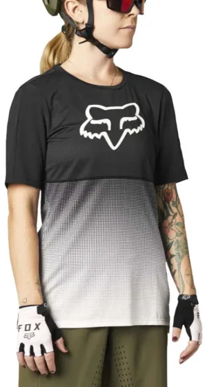 Fox WOMENS FLEXAIR SS JERSEY - Black/Pink