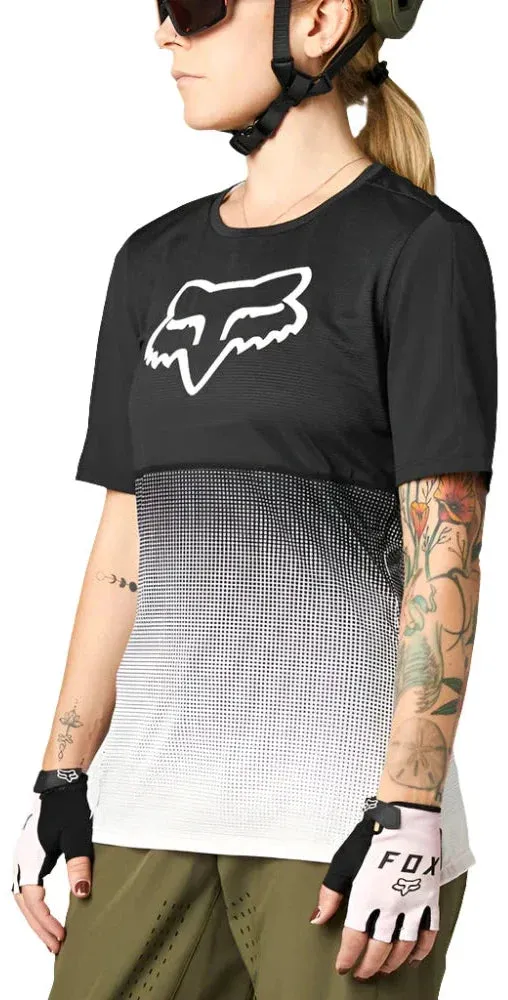 Fox WOMENS FLEXAIR SS JERSEY - Black/Pink