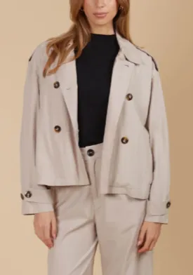 Freya Crop Trench - Canvas