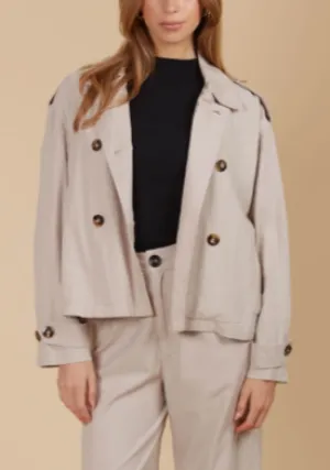 Freya Crop Trench - Canvas