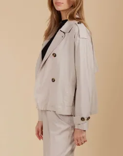 Freya Crop Trench - Canvas