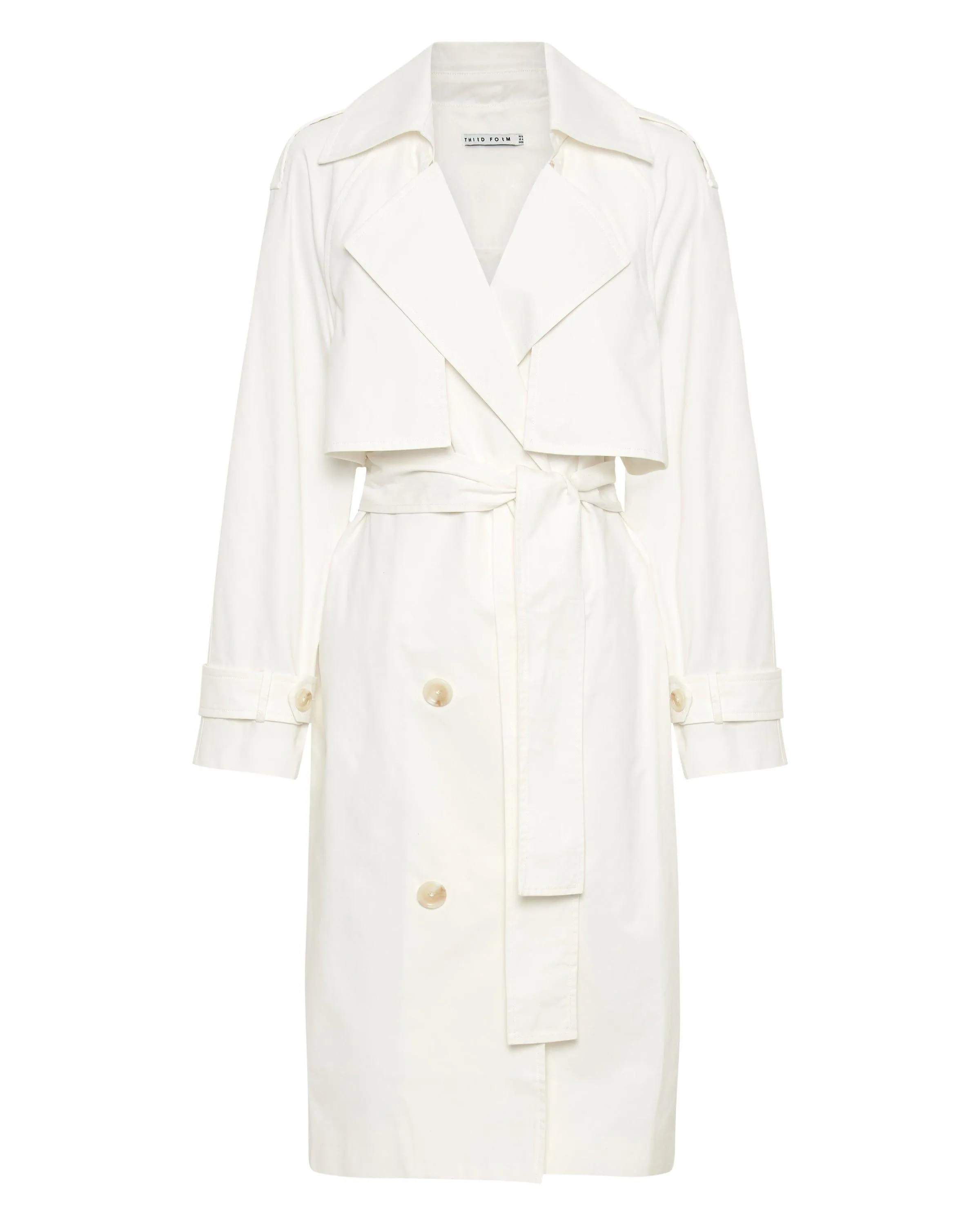 FRONTIER TRENCH COAT | OFF WHITE