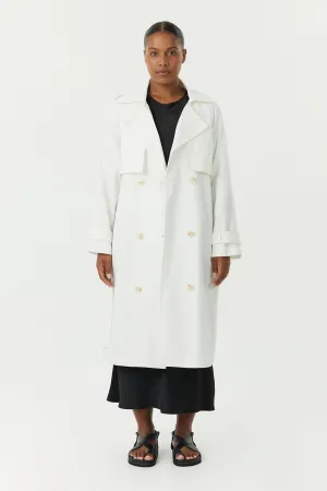 FRONTIER TRENCH COAT | OFF WHITE