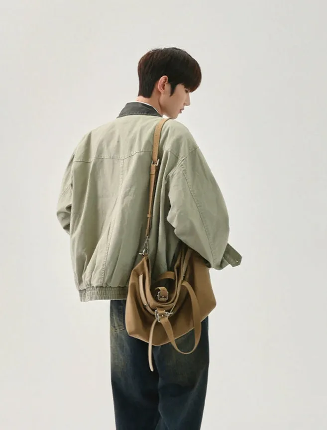 Full Zip denim Jacket with Lapels
