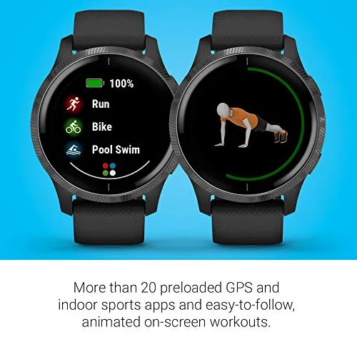 Garmin 010-02173-12 Venu, Black/Slate